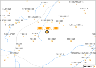 map of Bou Zargoun