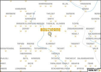map of Bouzirane