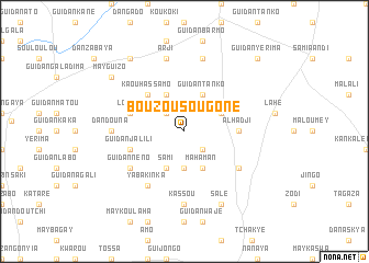 map of Bouzou Sougoné