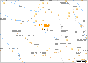 map of Bovāj