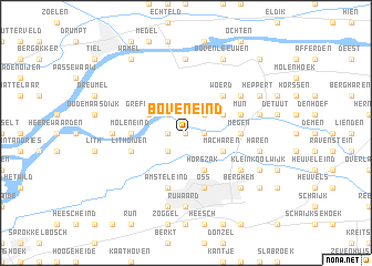 map of Boveneind