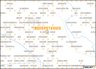 map of Bovenste Huis