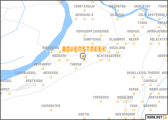 map of Bovenstreek