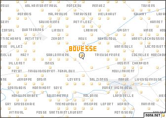 map of Bovesse