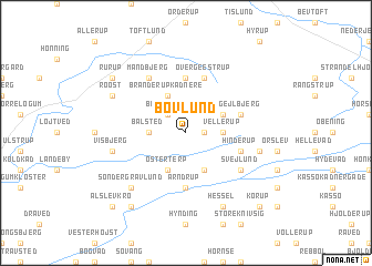 map of Bovlund
