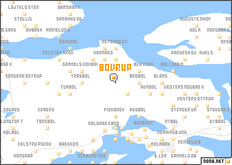 map of Bovrup