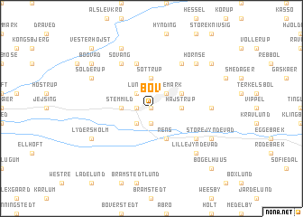 map of Bov