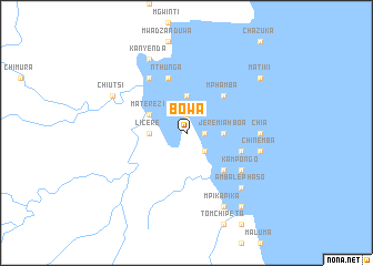 map of Bowa