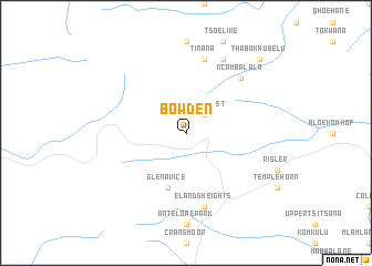 map of Bowden
