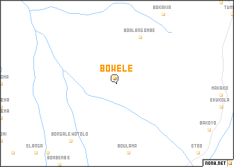 map of Bowele