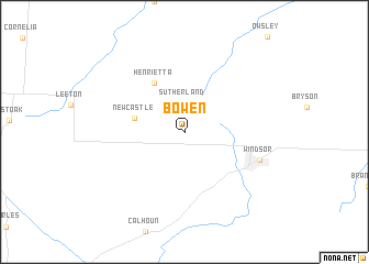 map of Bowen