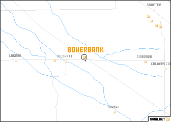 map of Bowerbank