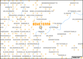 map of Bowetenna
