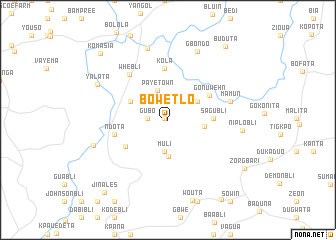 map of Bowetlo
