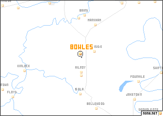 map of Bowles