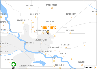 map of Bowsher