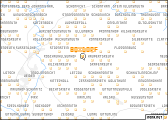 map of Boxdorf