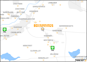 map of Box Springs