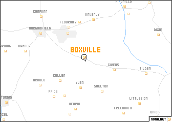 map of Boxville