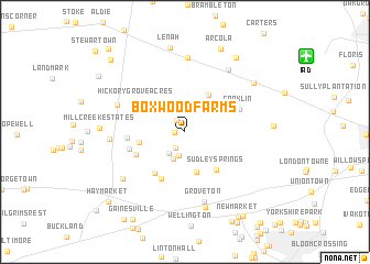 map of Boxwood Farms