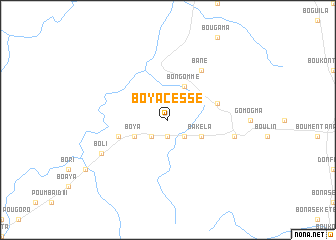 map of Boya-Cessé