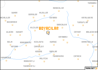 map of Boyacılar