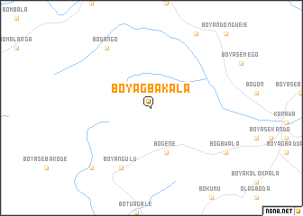 map of Boyagbakala
