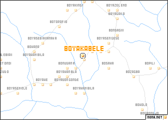 map of Boyakabele