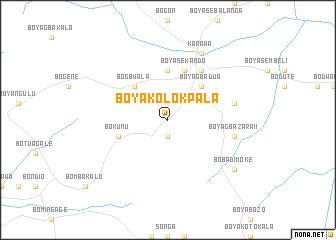 map of Boyakolokpala