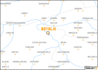 map of Boyalık