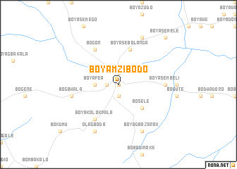 map of Boyamzibodo