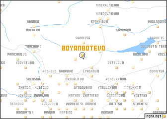 map of Boyan-Botevo