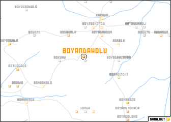 map of Boyandawolu