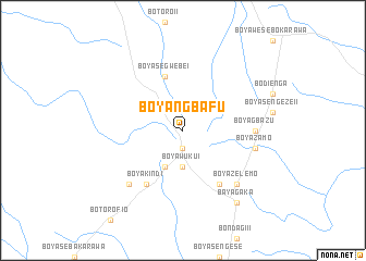 map of Boyangbafu
