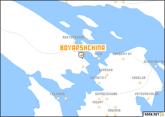 map of Boyarshchina