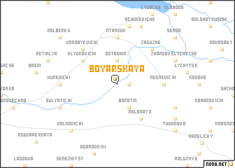 map of Boyarskaya