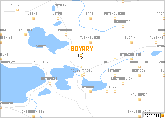 map of Boyary