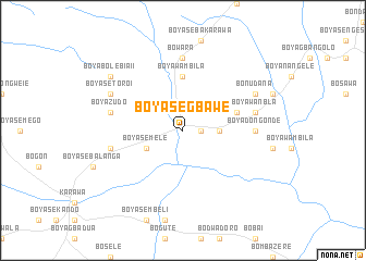 map of Boyasegbawe
