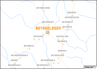 map of Boyawolosen