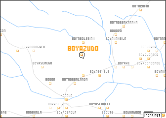 map of Boyazudo