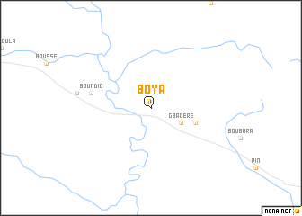 map of Boya