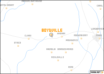 map of Boydville