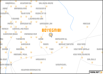 map of Boye Gnibi