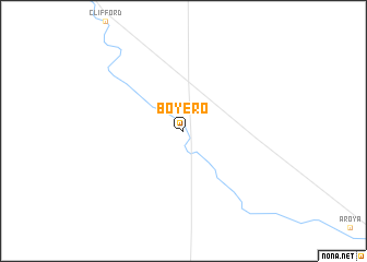 map of Boyero