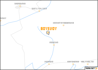 map of Boyevoy