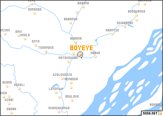 map of Boyéyé