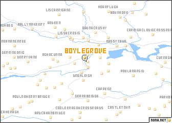 map of Boylegrove