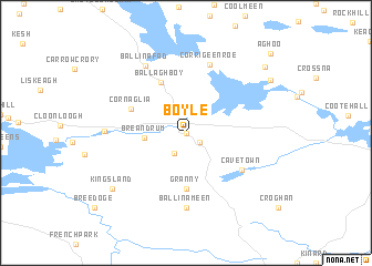 map of Boyle