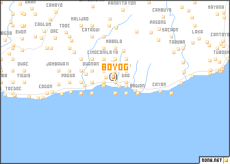 map of Boyog