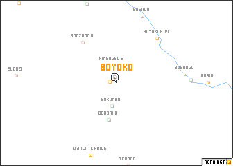 map of Boyoko